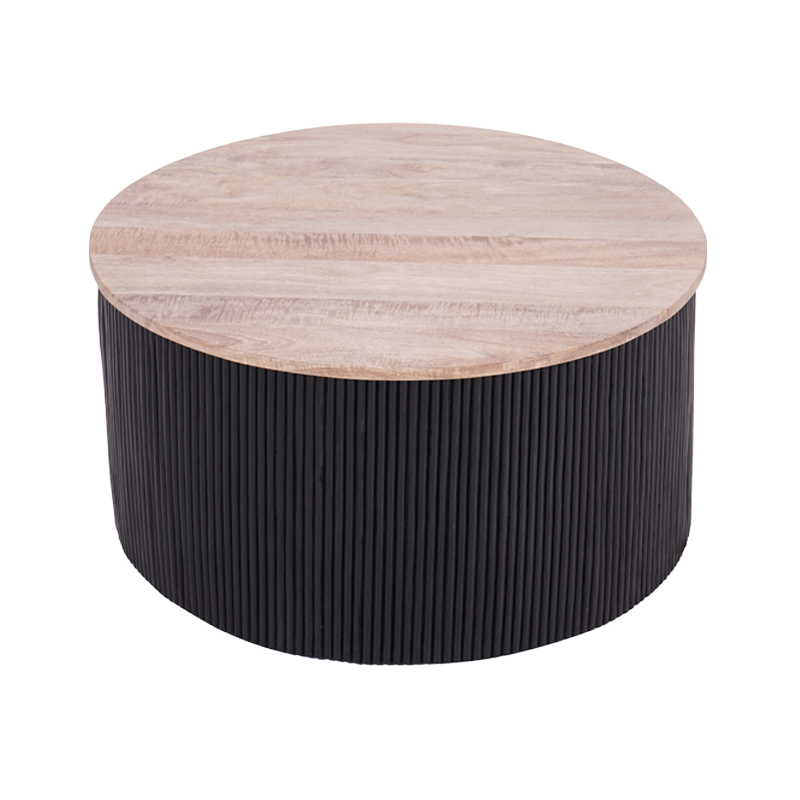 Flores Coffee Table - Black Base