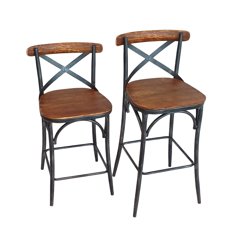 Rustic bar chairs