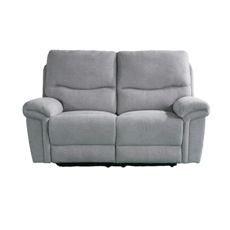 Nebraska Lounge Suite - Fabric Light Grey - 2 Seater