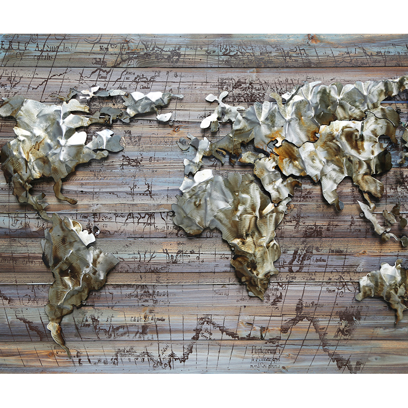 WORLD ON WOOD