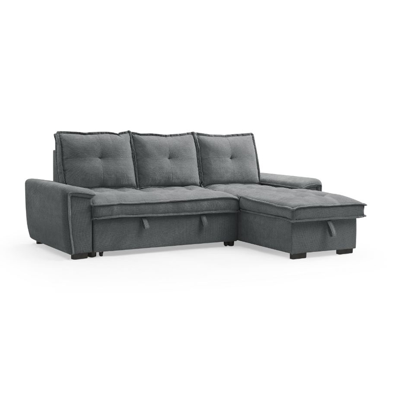 Eleanora Sleeper Storage Sofa - Grey